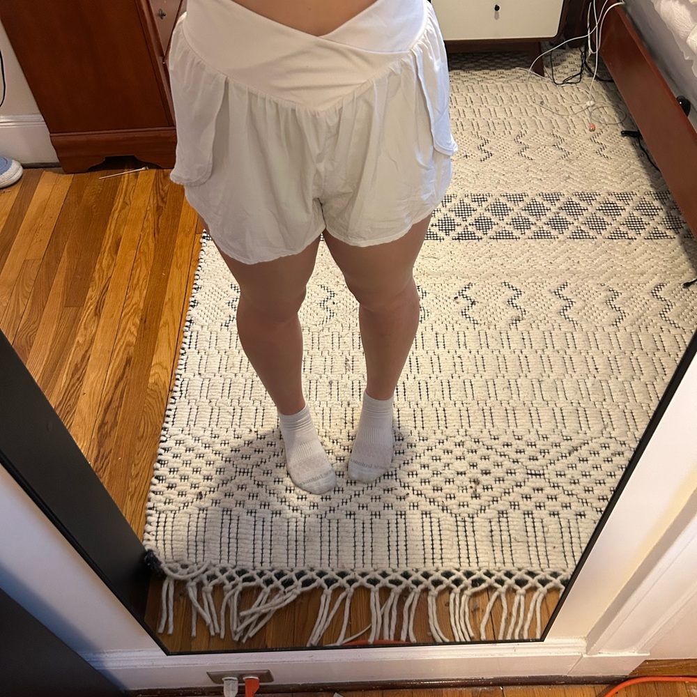 Women's White Shorts